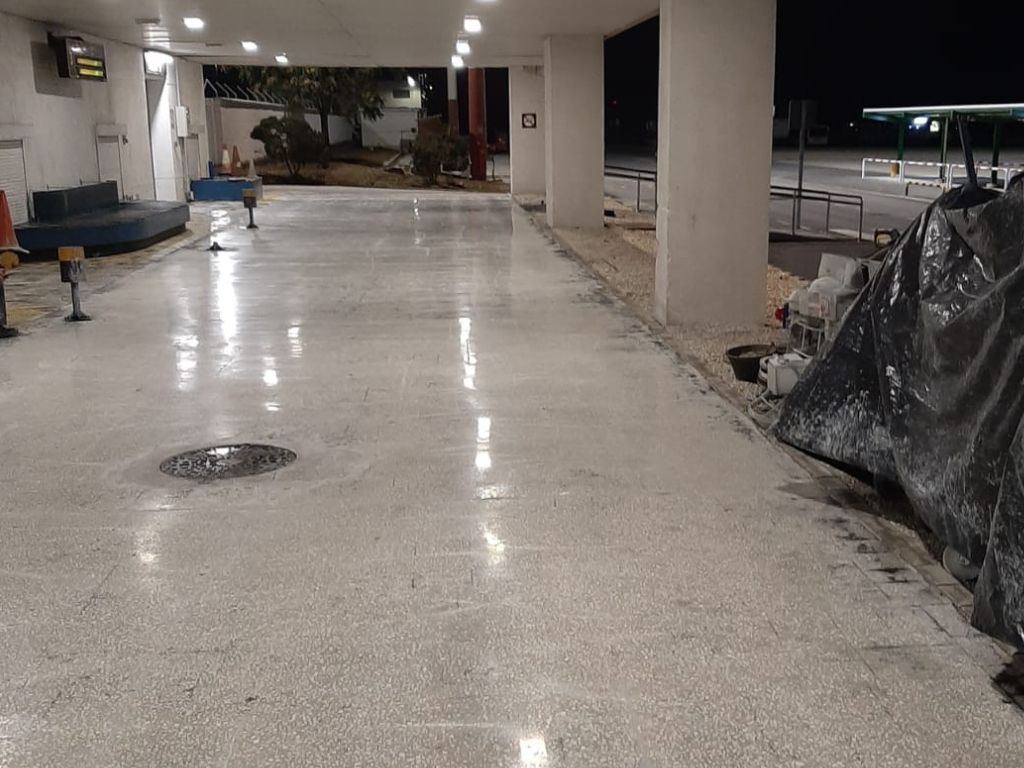 Trabajos realizados de hormigón pulido en Granada