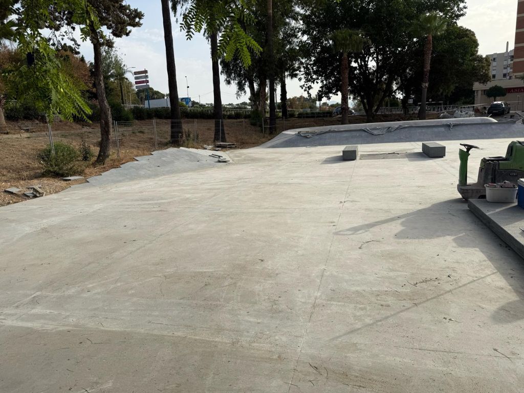 Trabajos realizados de hormigón pulido en Torremolinos (Málaga)